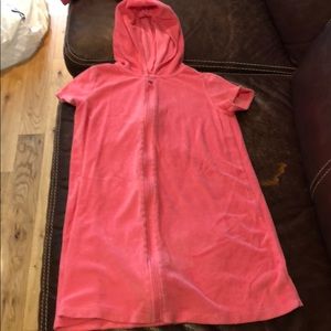 Terry cloth swim cover up